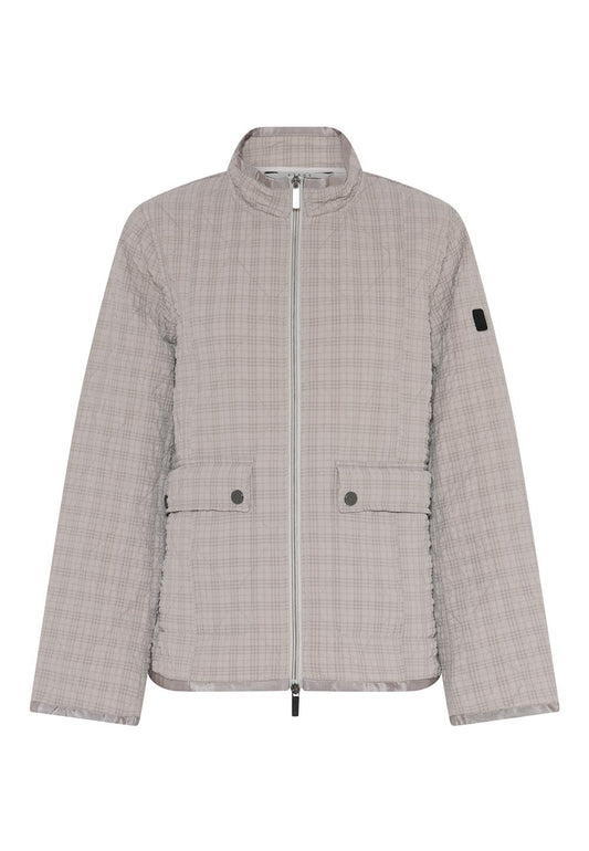 Cero & Etage Quilted Jacket Short Dark Sand