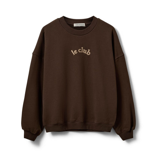 Sofie Schnoor Sofie Schnoor Paros oversize sweatshirt mørk brun