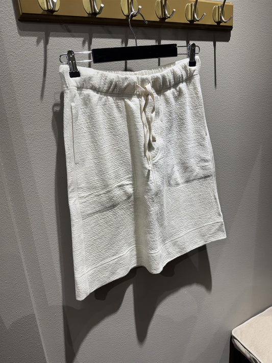 By Basics Sweat Skirt Pearl Grey Melange