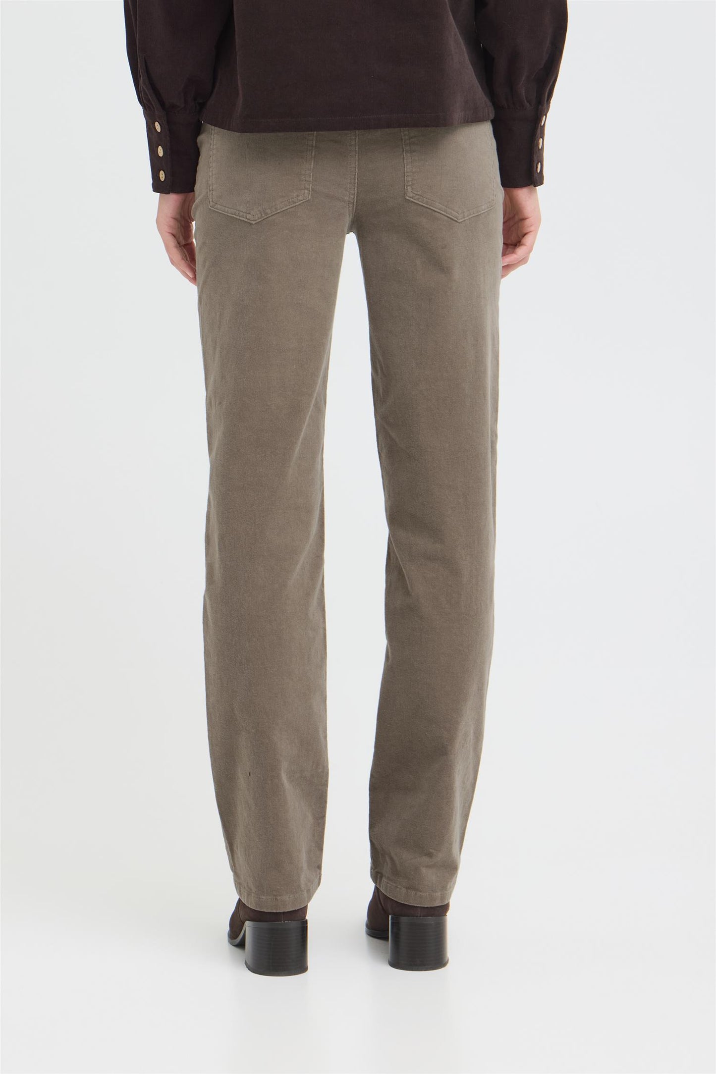 Pulz Sally Pant Straigt Leg Walnut