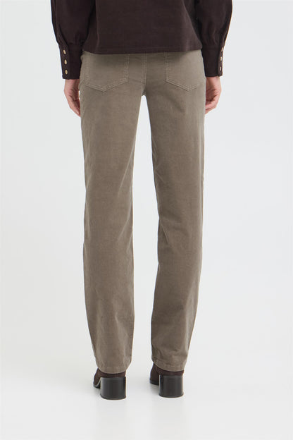 Pulz Sally Pant Straigt Leg Walnut