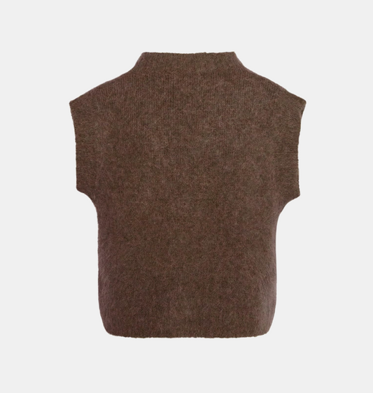 HÉST Pernille Vest Dark Earth