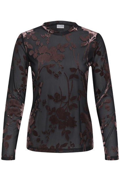 Pulz Felina LS T-shirt Black