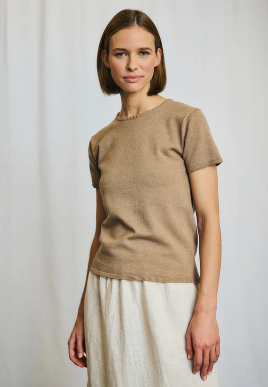 Bruun & Stengade Tekla Tshirt Brown