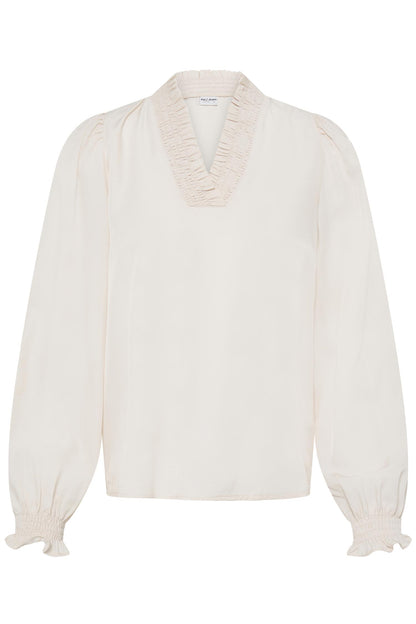 Pulz Chole Blouse Cloud Dancer