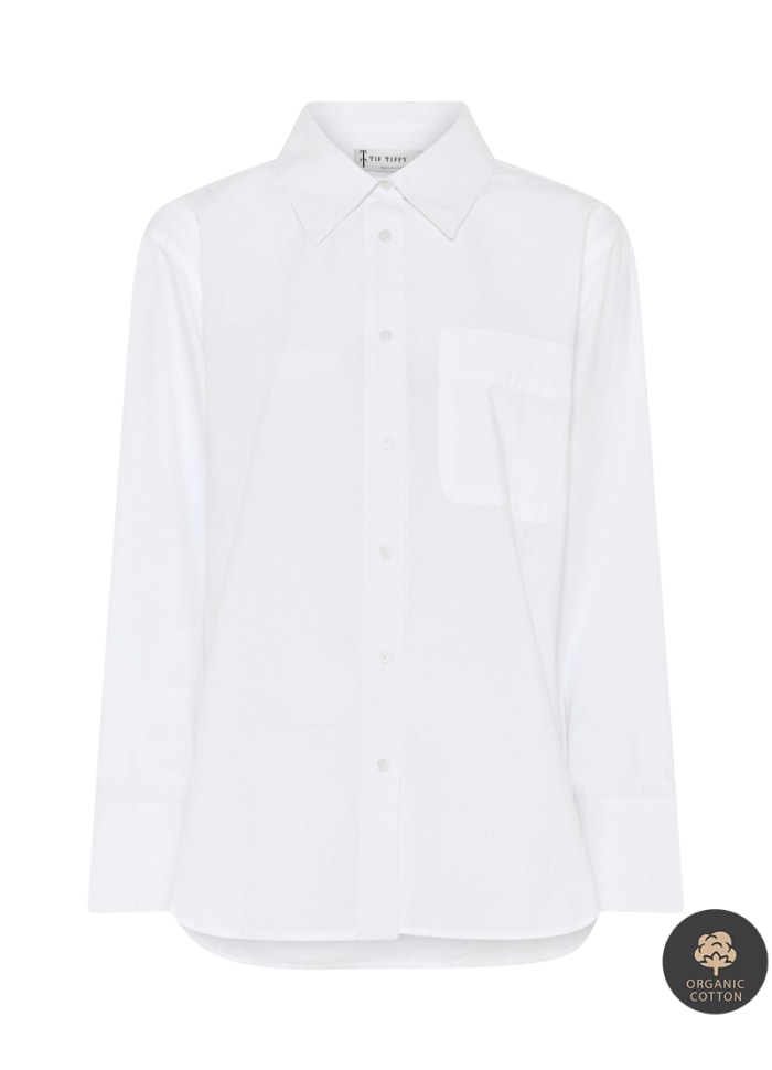 Tif Tiffy Ida Oversized Shirt White