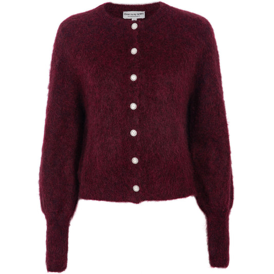 Close to my Heart Sonia Cardigan Garnet Red