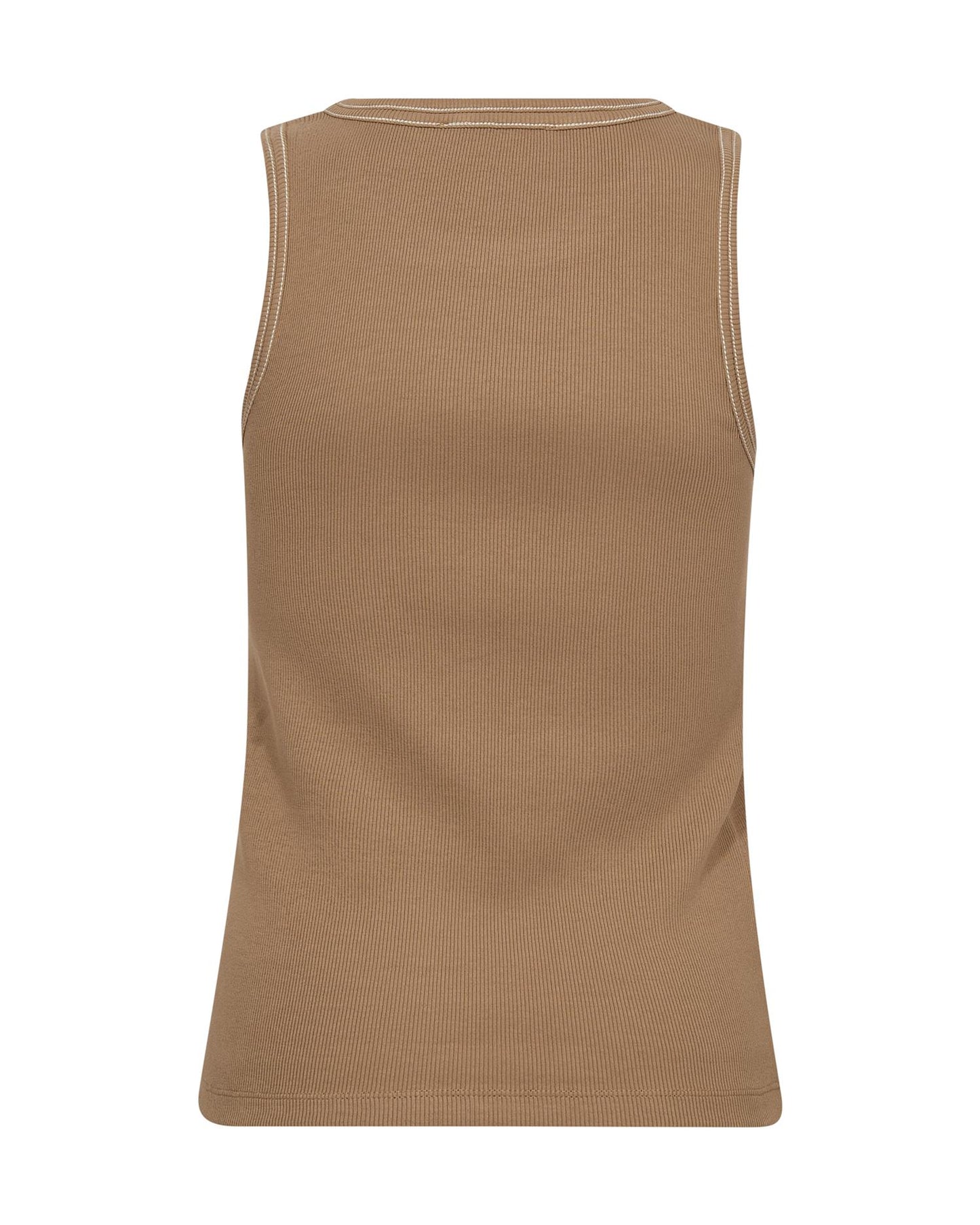 Mos Mosh Ara Rib Tank Top Petrified Oak