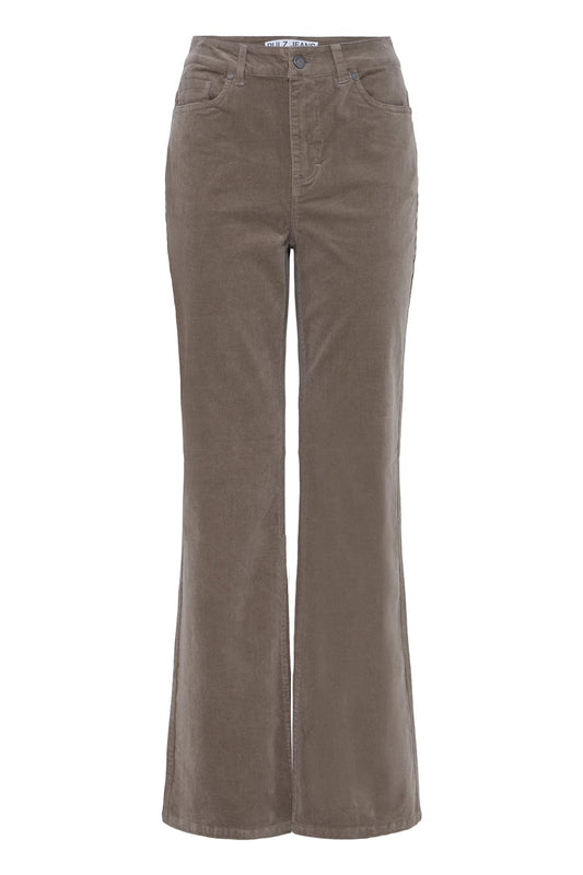 Pulz Sally Pant Bootcut Walnut