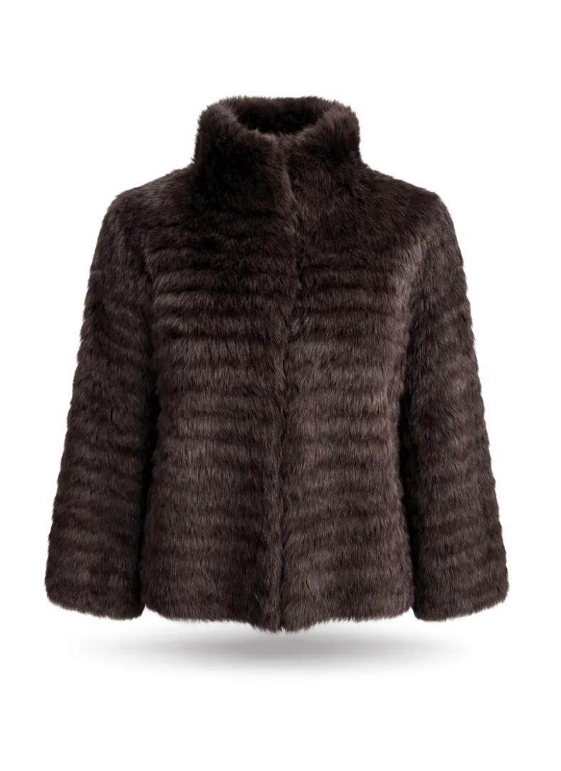 Amuse by Veslemøy Victoria Jacket Brown
