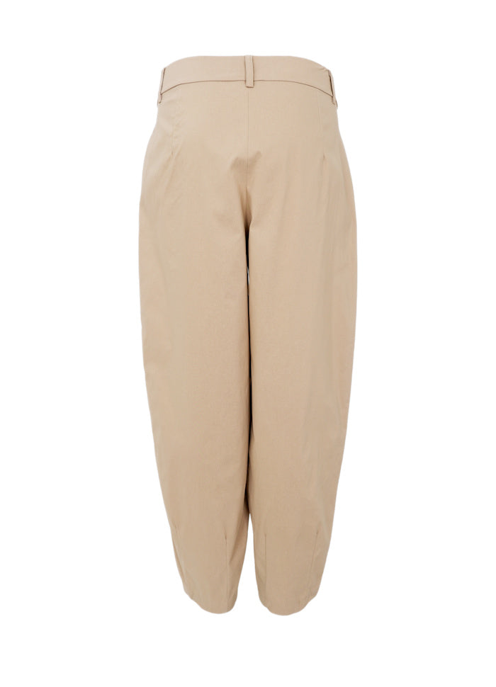 Black Colour Beate Barrel Pant Sand