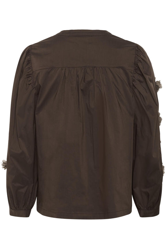 Culture Elna Antoinett Shirt Coffe Bean