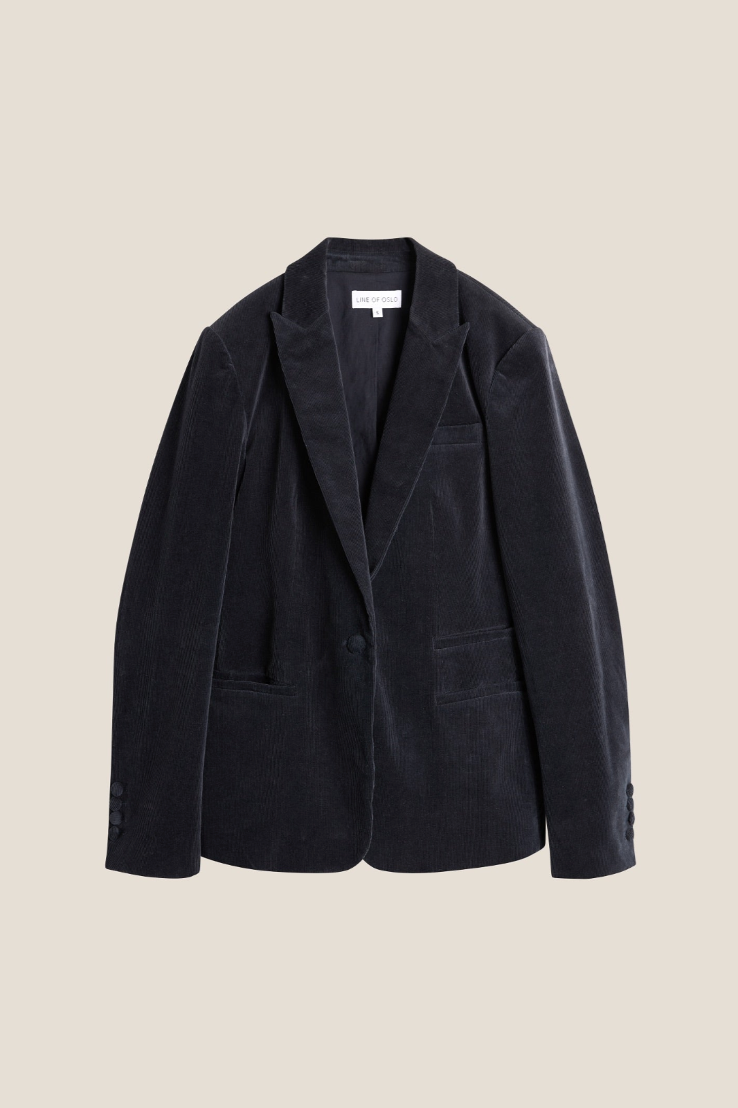 Line of Oslo Nico Cord Blazer Blue