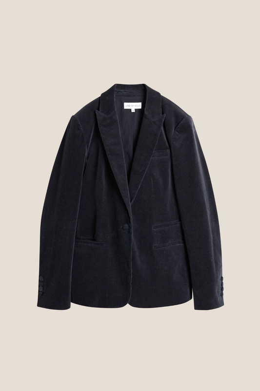 Line of Oslo Nico Cord Blazer Blue