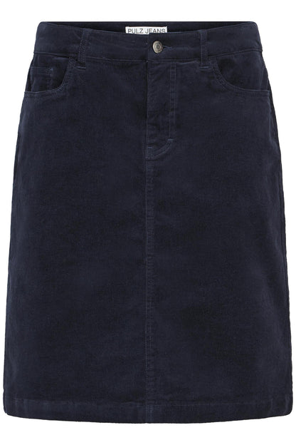 Pulz Sally Skirt Dark Saphire