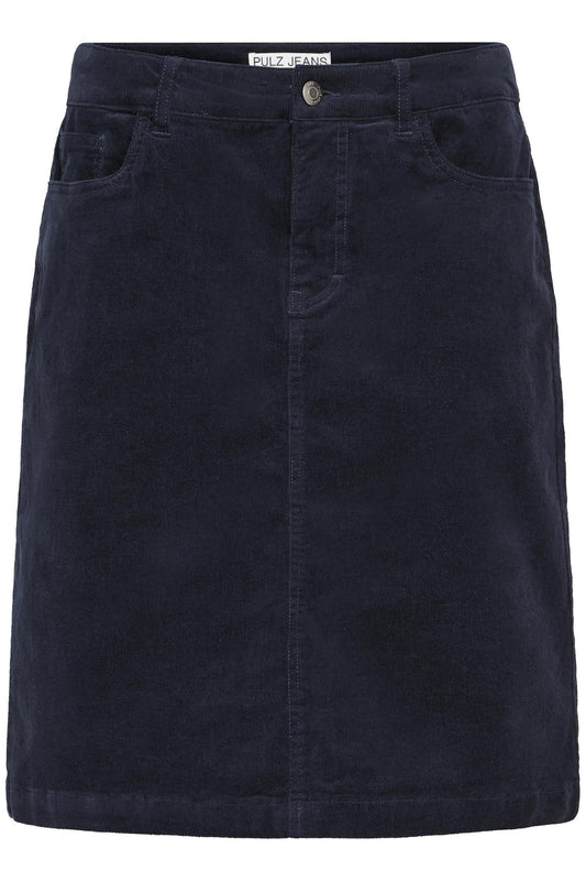 Pulz Sally Skirt Dark Saphire