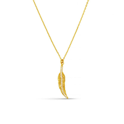 Orelia Pave Necklace Gold