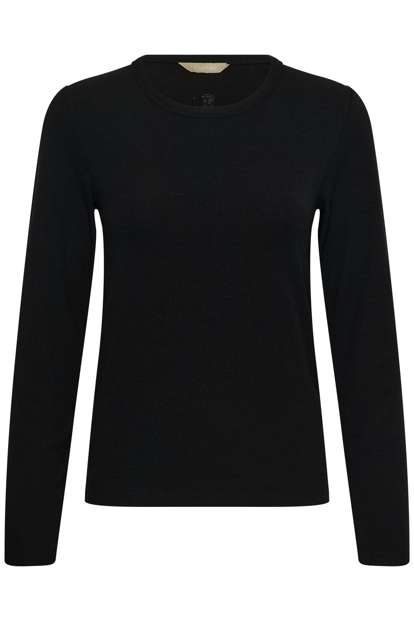 Culture Nia Juliet LS T-shirt Black