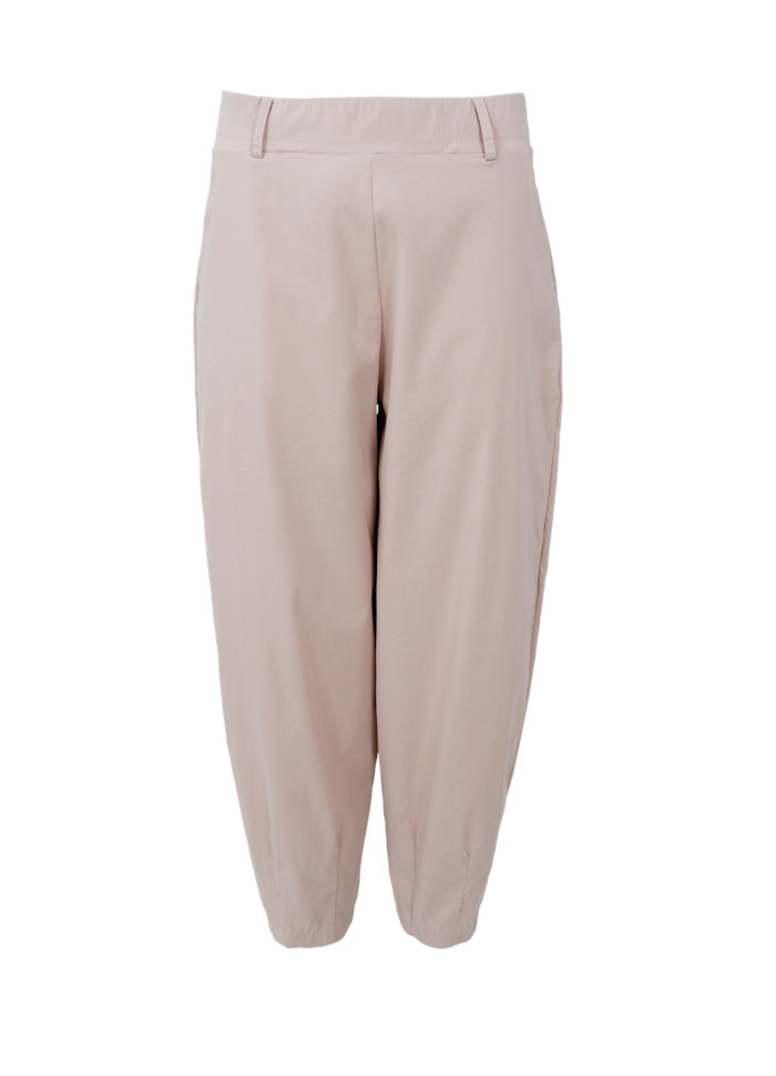 Black Colour Beate Barrel Pant Beige