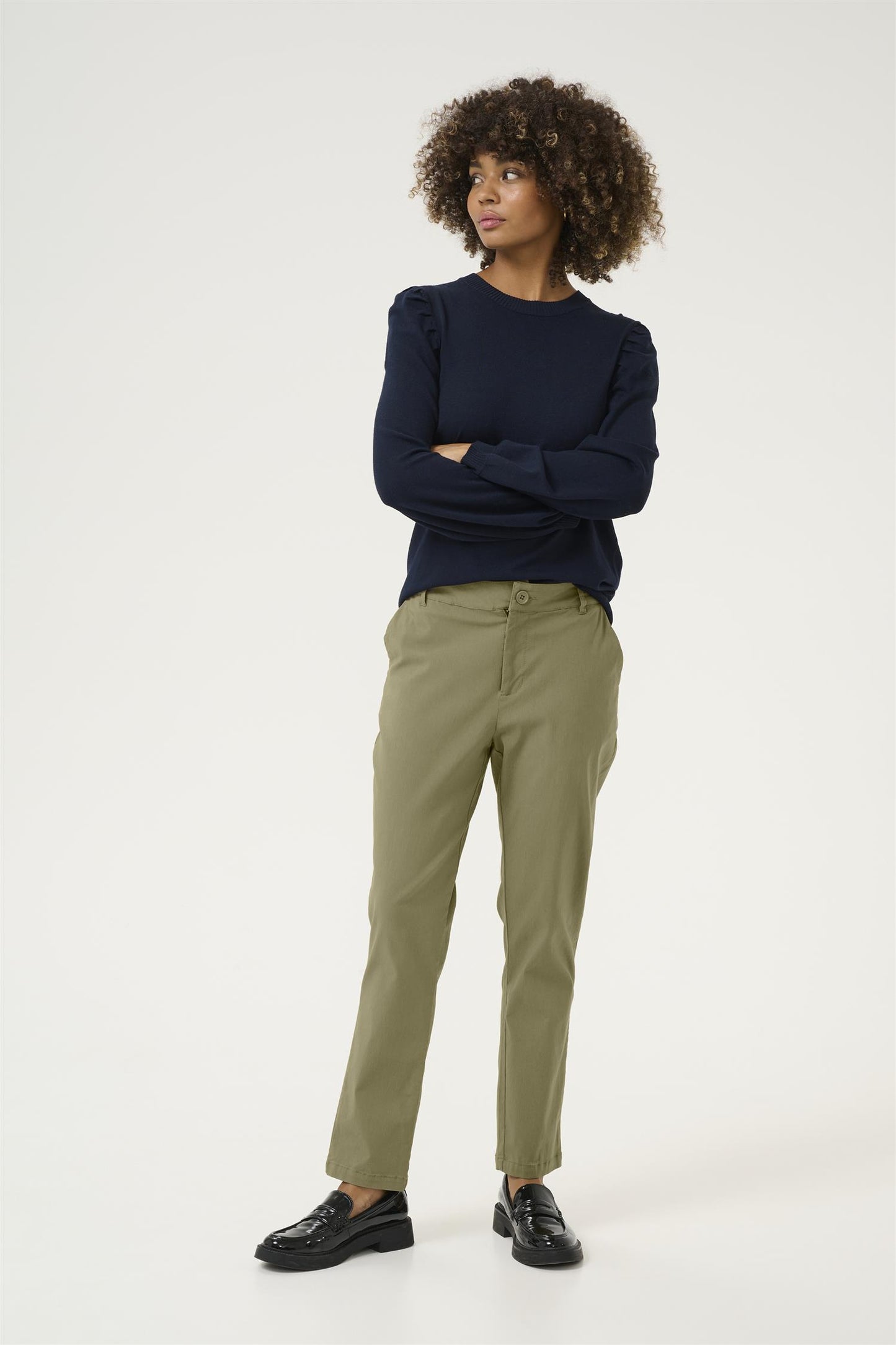 Culture Benghta Pants Dusky Green