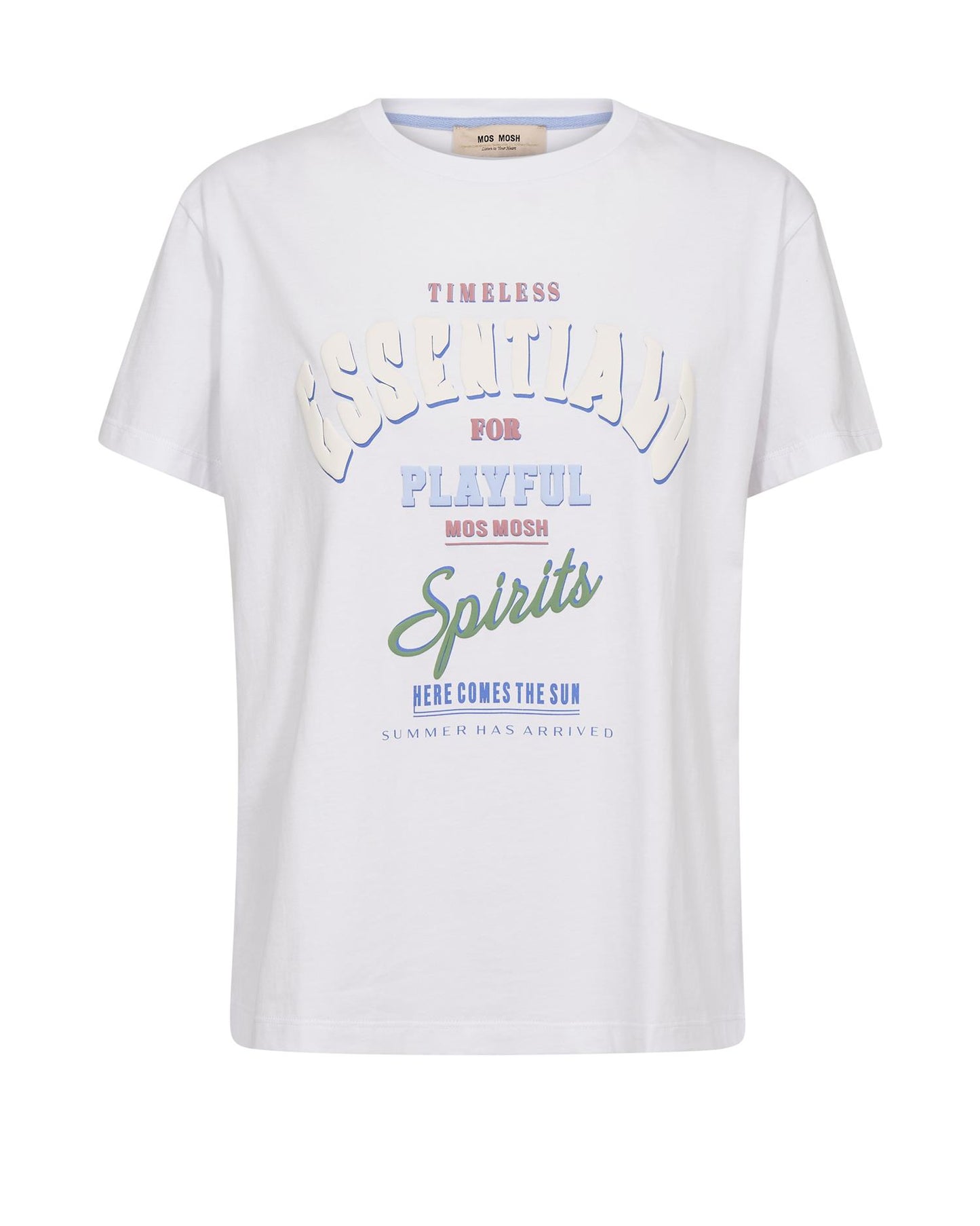 Mos Mosh Raft O-SS Tee White