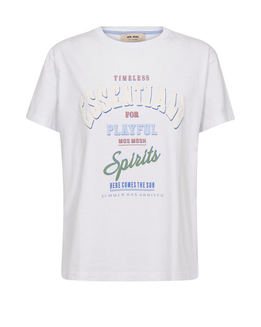 Mos Mosh Raft O-SS Tee White