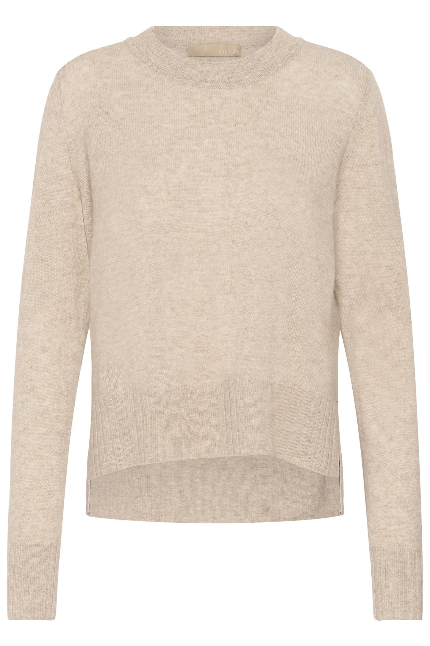 Culture Taia Arrow Pullover Beige Melange