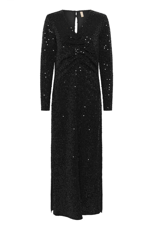 Culture Tamera Sequin Dress Black