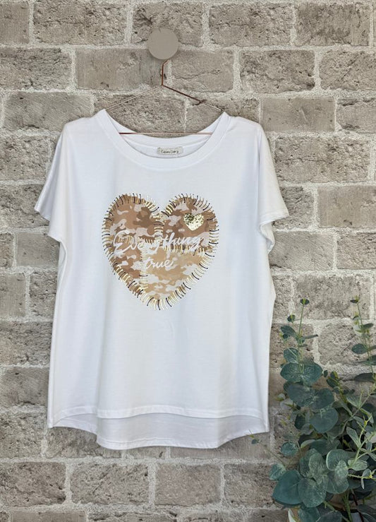 Cabana Living Stitch Tee Beige