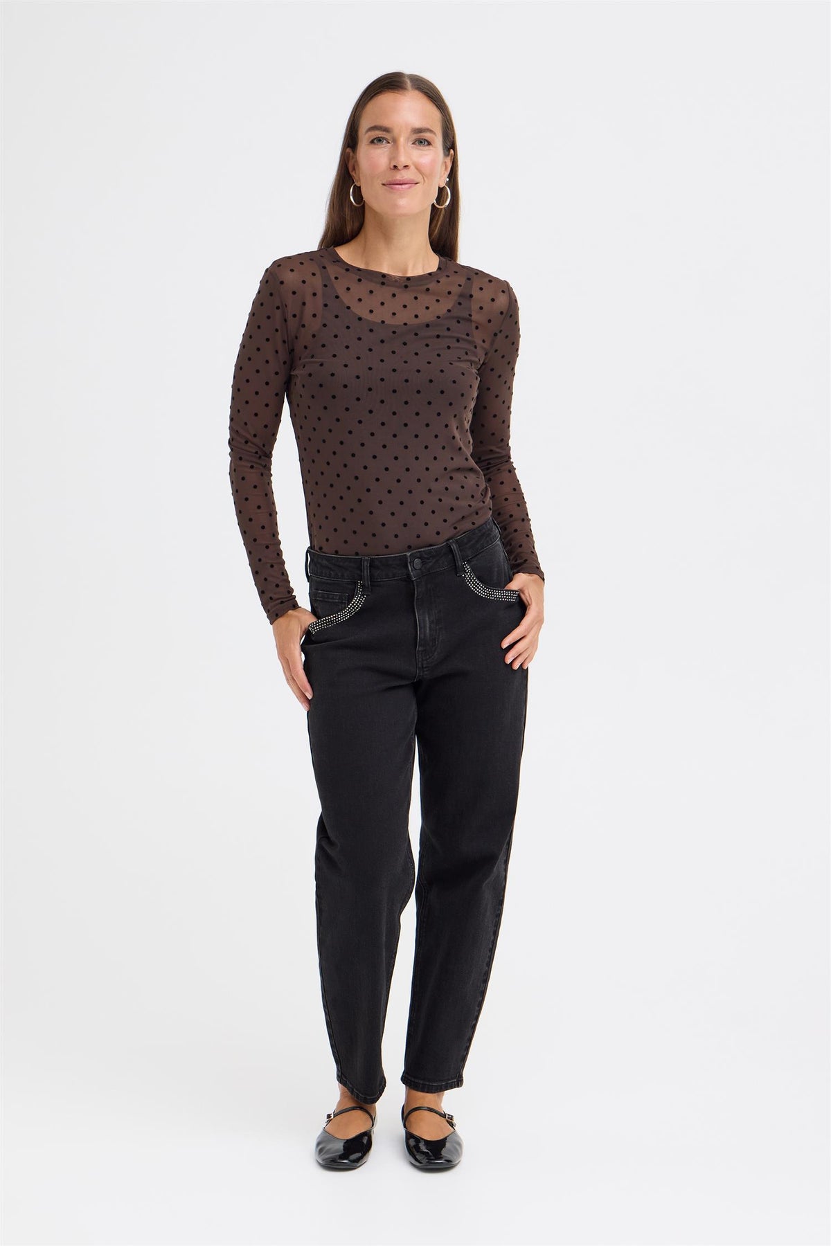 Pulz Felizia HW Jeans Black Denim