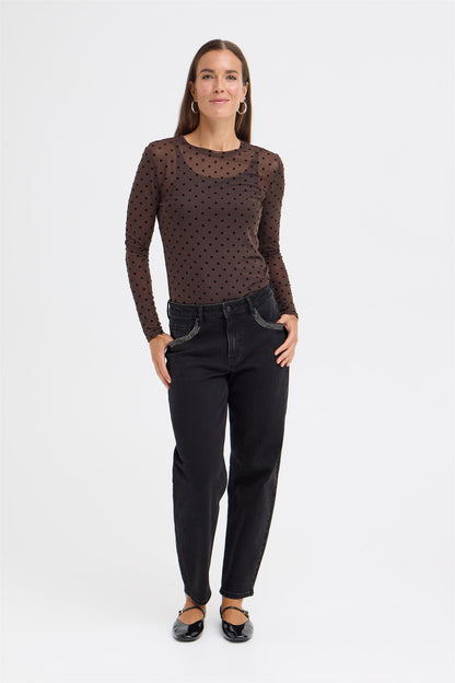 Pulz Felizia HW Jeans Black Denim