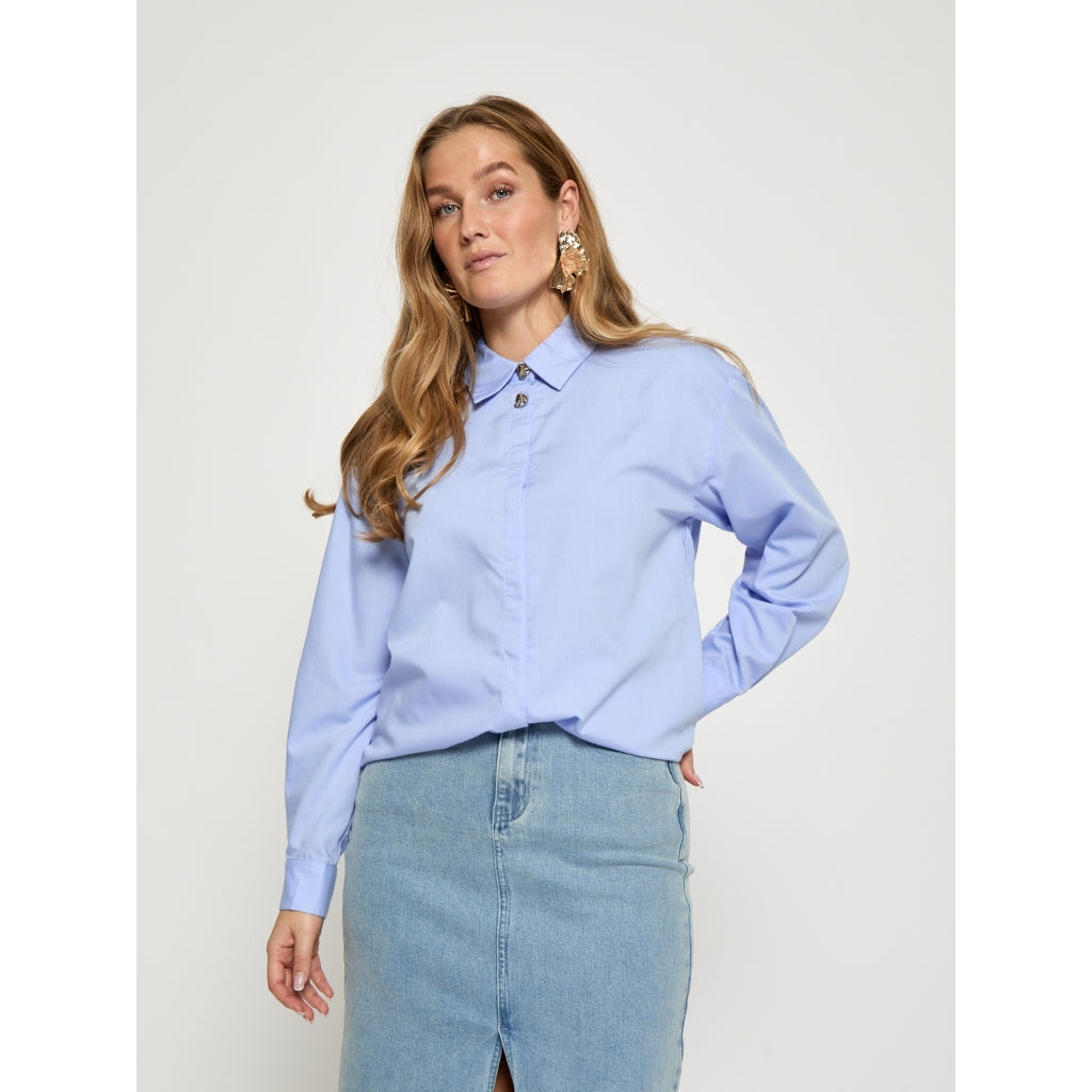 Peppercorn Mari Shirt Cornflower Blue