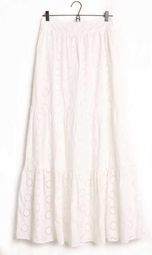 Lykelly Katrine Skirt White