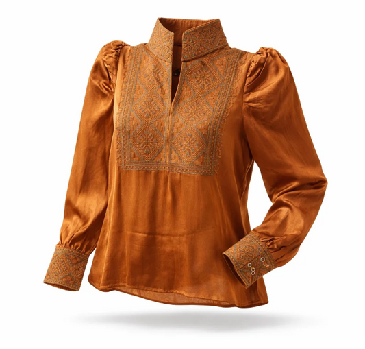 Nord Nordlys Bluse Rust