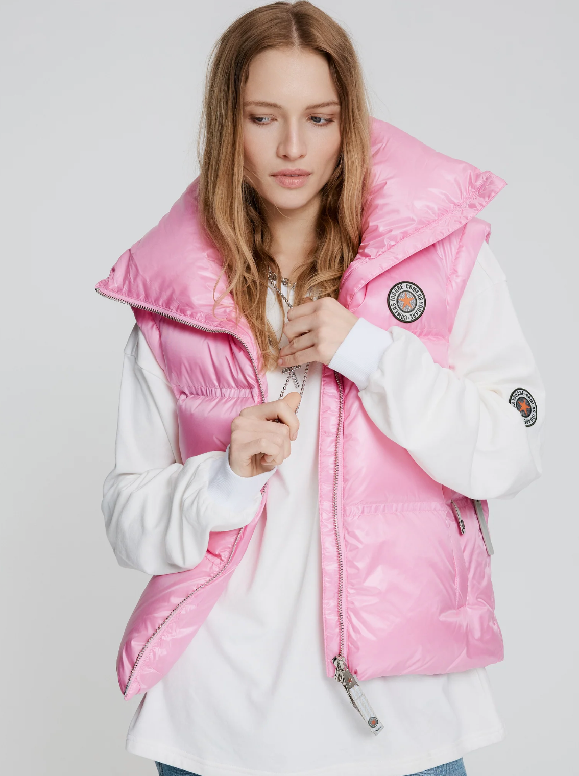 C.A.Y.A Daisy Vest Pink