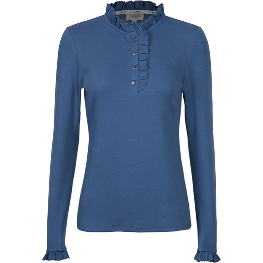 Close to my Heart Flory T-shirt Garnet Washed blue