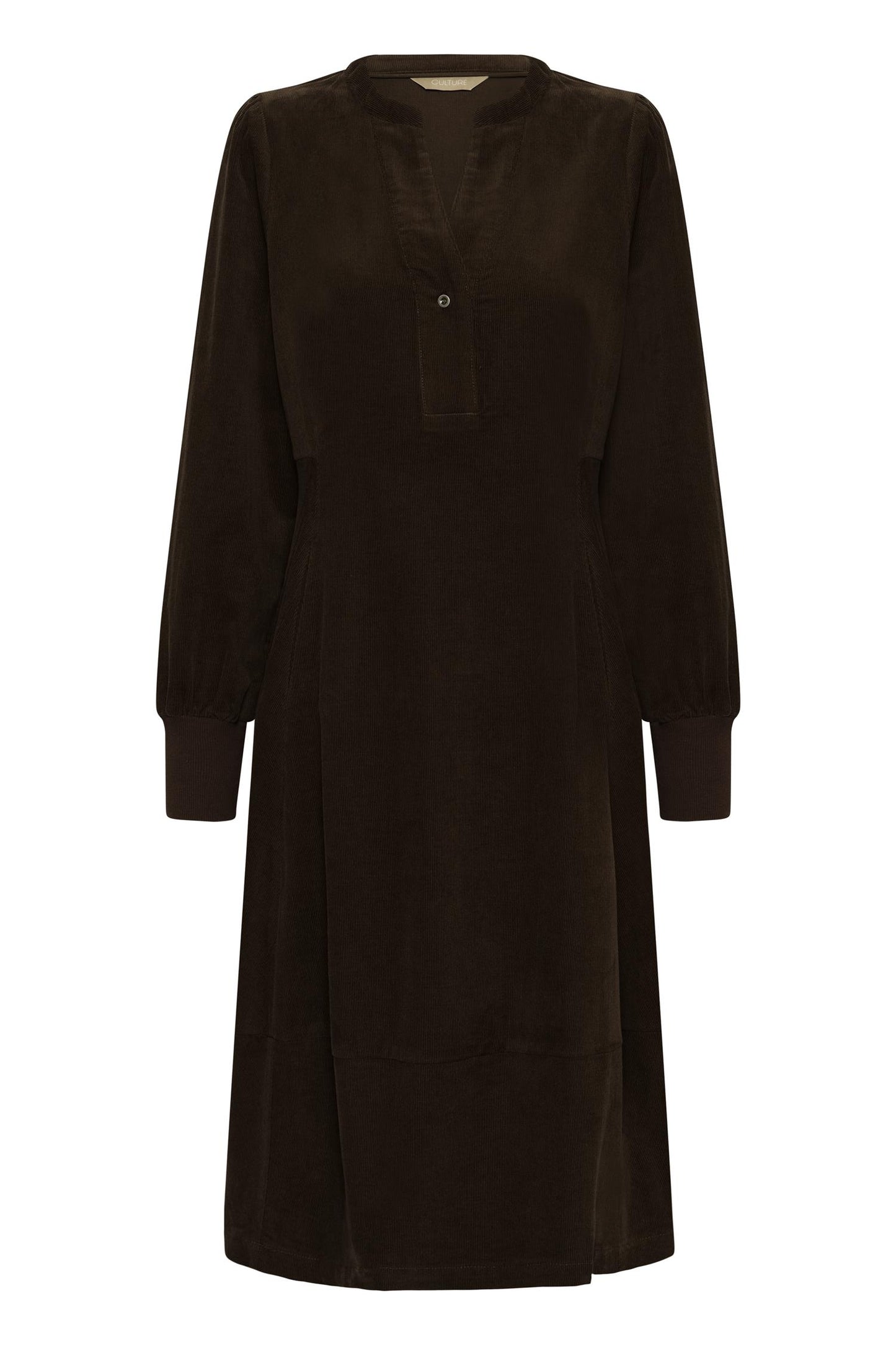 Culture Rhaena LS Dress Coffee Bean