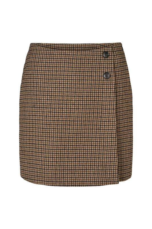 Rue de Femme Selah Wrap Skirt Chocolat
