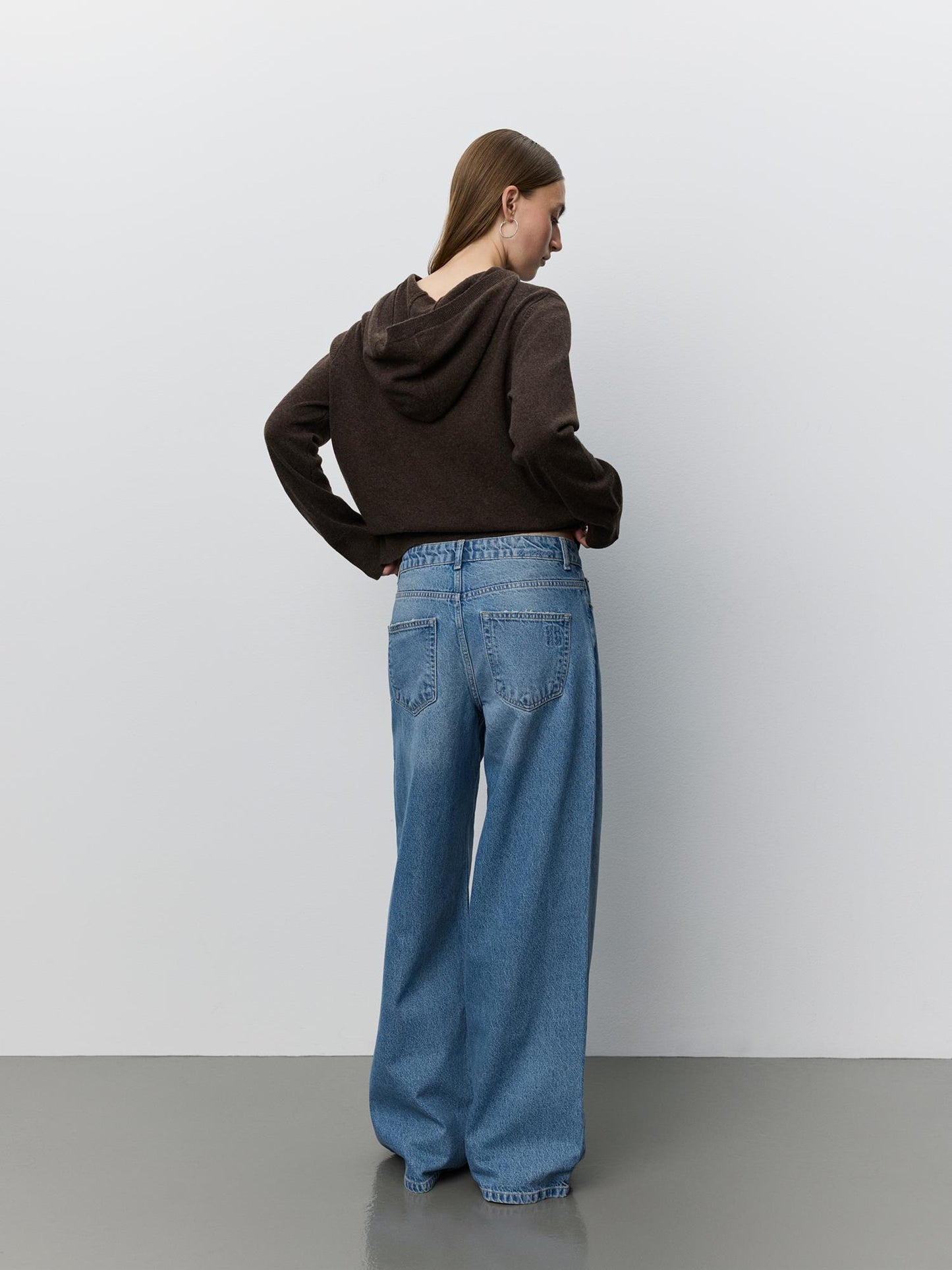 Sofie Schnoor Cassie Knit Hoodie BrownFudge