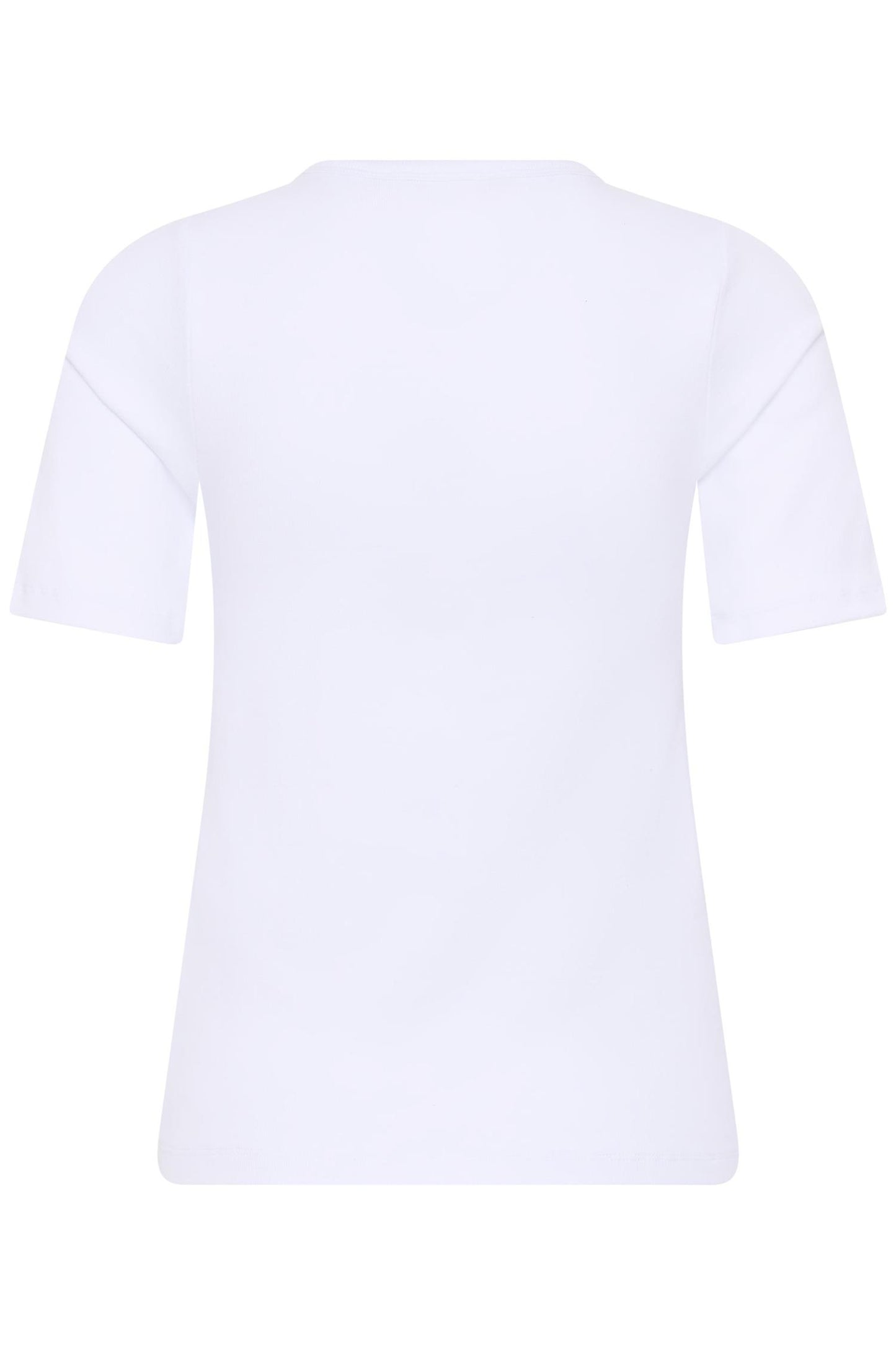 Culture Alyssa Rib T-Shirt White