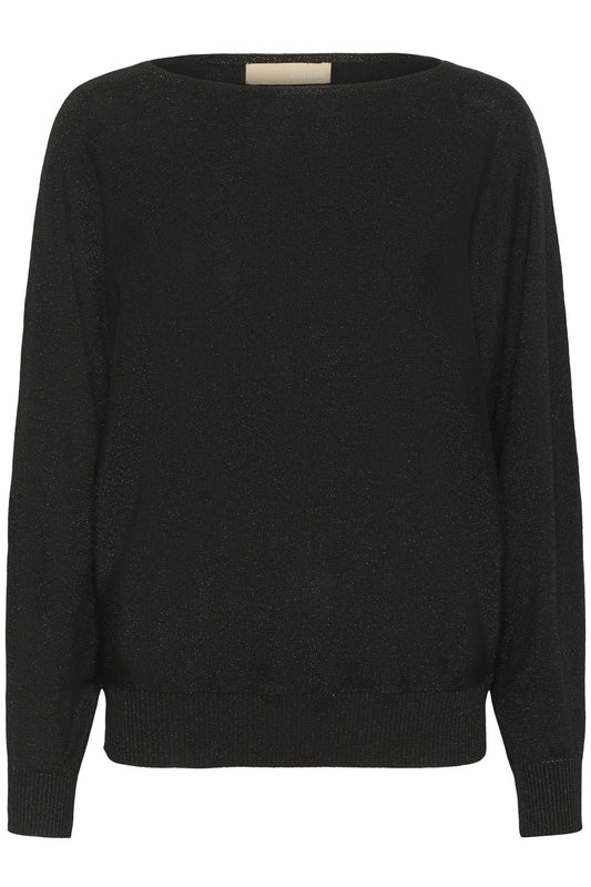 Culture Fay Batwing Jumper Black