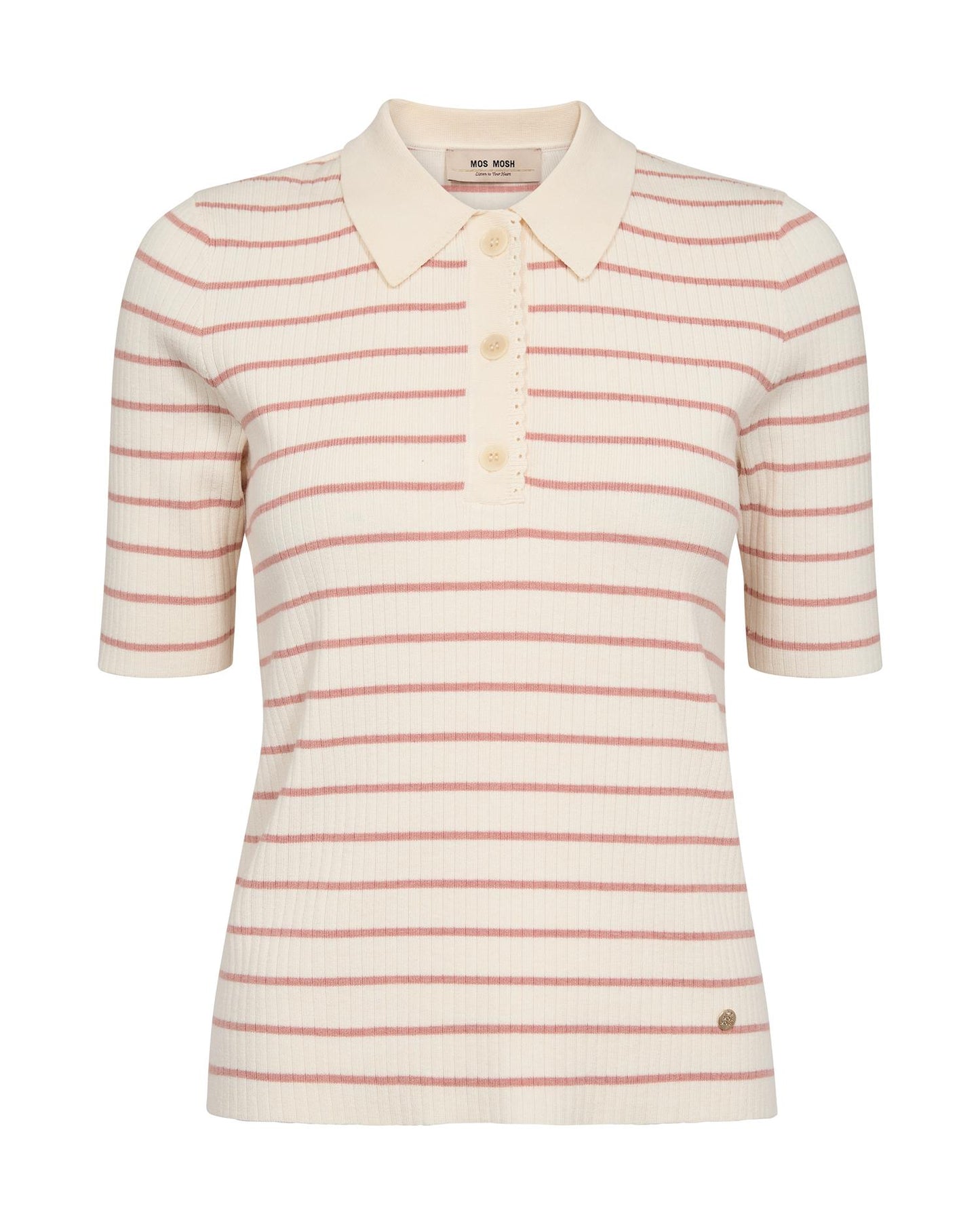 Mos Mosh Caliz Stripe Knit Peachy