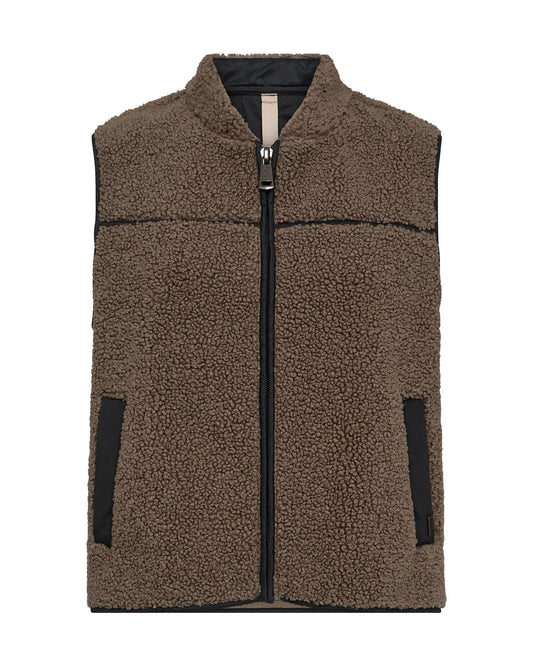 Mos Mosh Rowe Teddy Waistcoat Falcon