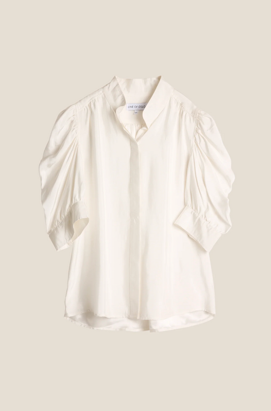 Line of Oslo Fiona Viscose Blouse Creme
