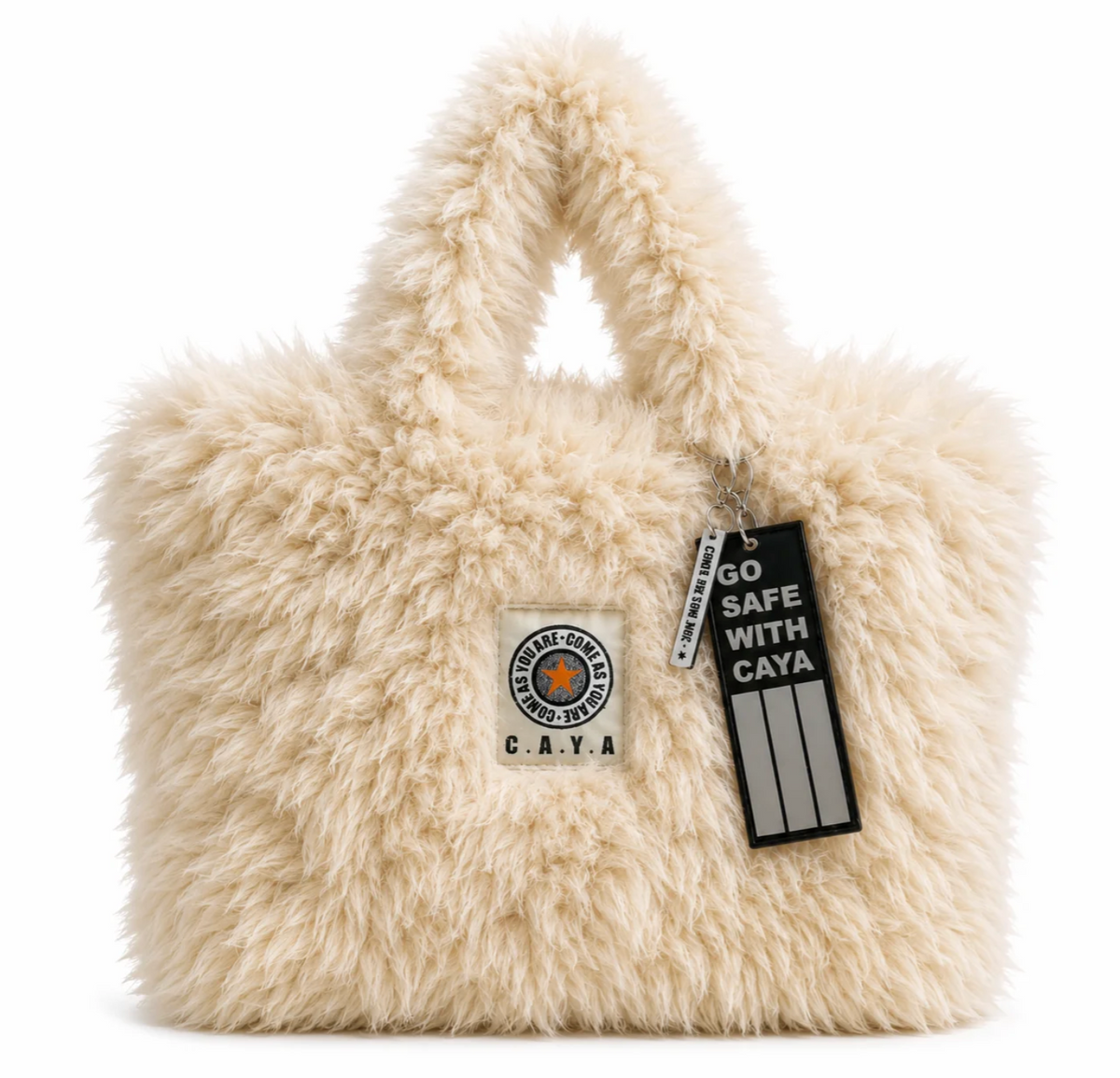 C.A.Y.A Fleece Bag Small Champagne