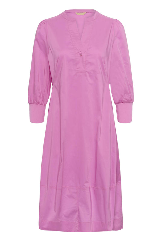 Culture Antoinett 3/4 Sleeve Dress Fuchsia Pink