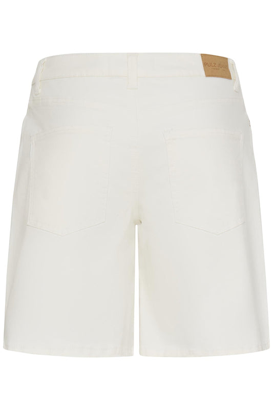 Pulz Ciliane HW Shorts Cloud Dancer
