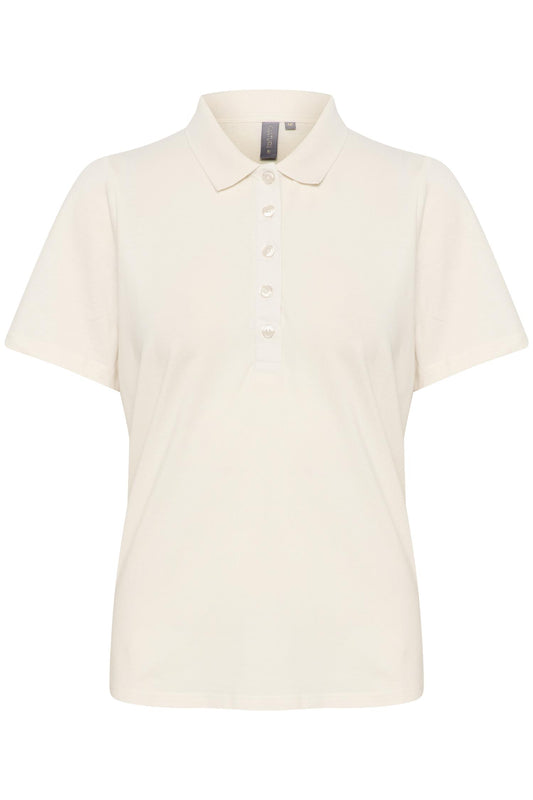 Culture Bea Polo T-shirt Spring Gardenia