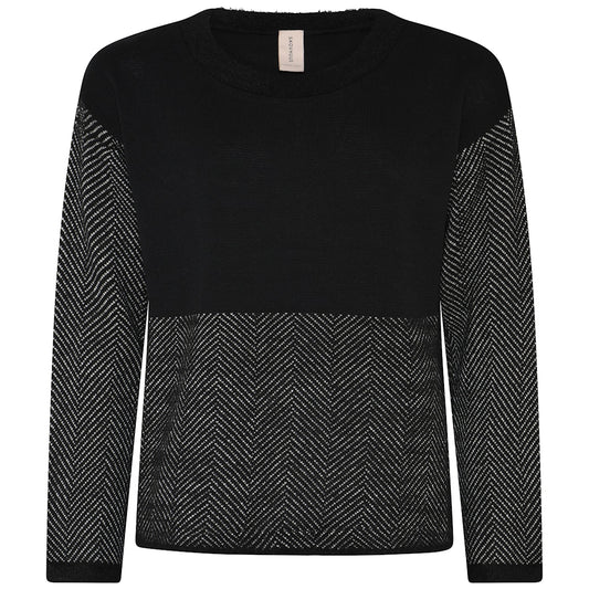 Skovhuus Herringbone Stitch Pullover Black