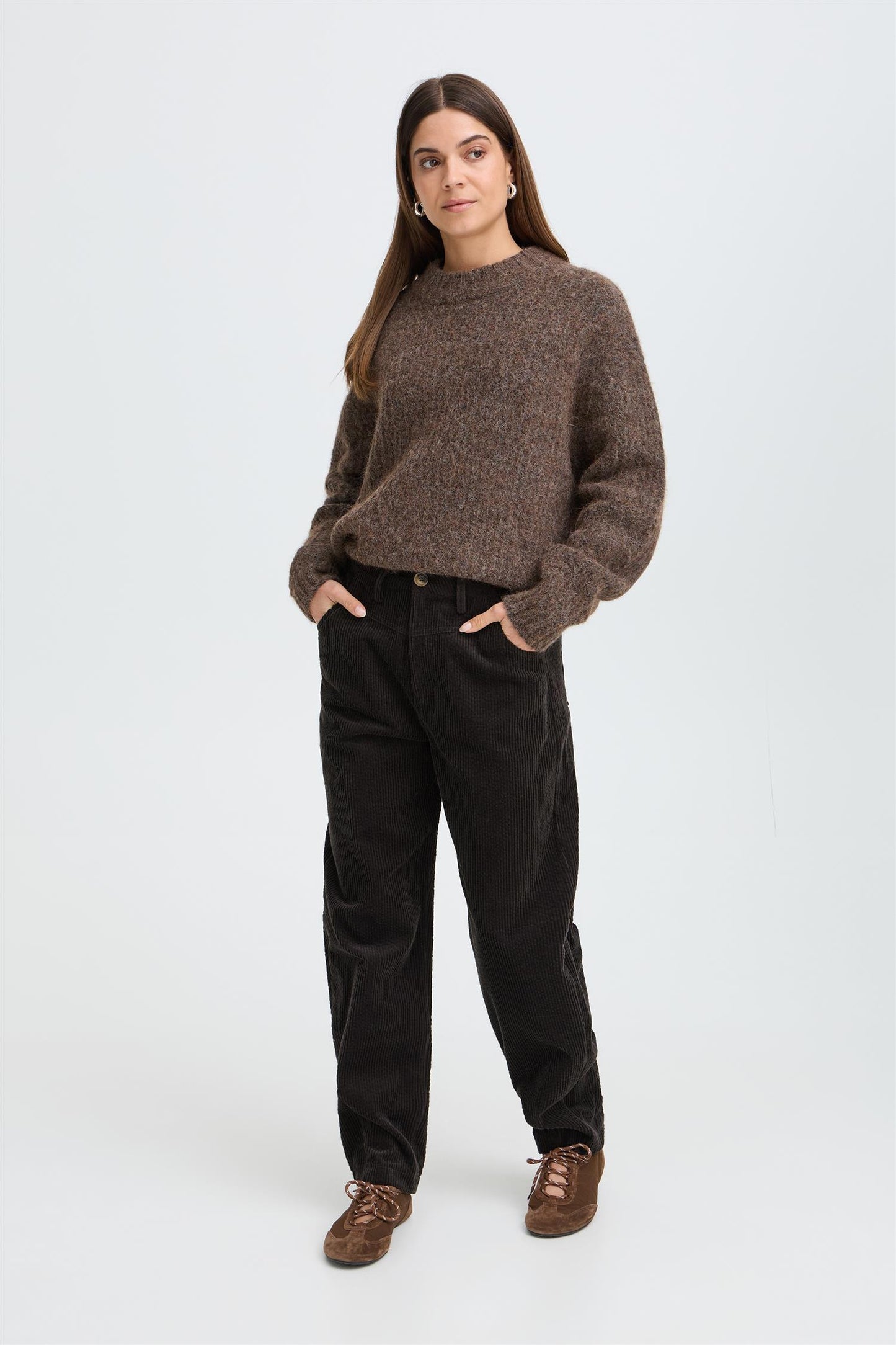 Pulz Essy Pant Tapered Espresso